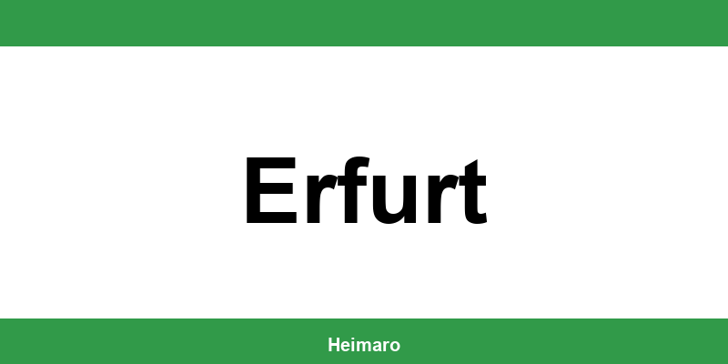 Telefonnummer des Wohnungsamts Erfurt und Termin