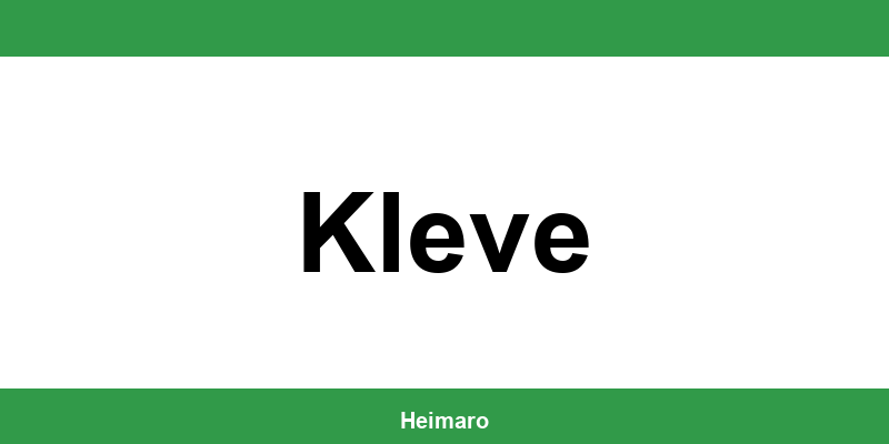 Telefonnummer des Wohnungsamts Kleve und Termin
