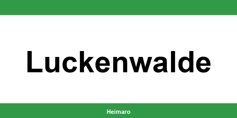 Telefonnummer des Wohnungsamts Luckenwalde und Termin