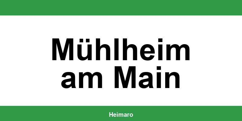 Telefonnummer des Wohnungsamts Mühlheim am Main und Termin