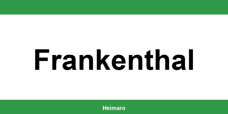 Telefonnummer des Wohnungsamts Frankenthal und Termin
