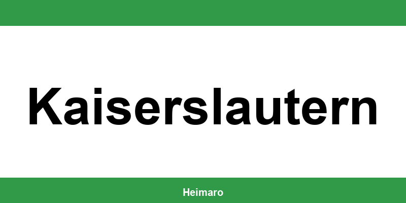 Telefonnummer des Wohnungsamts Kaiserslautern und Termin