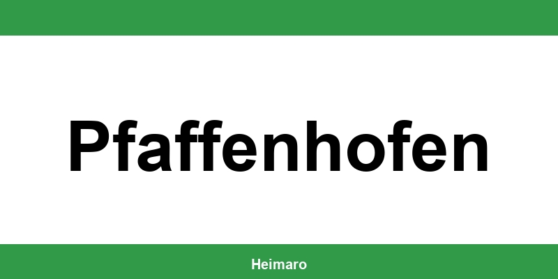 Telefonnummer des Wohnungsamts Pfaffenhofen und Termin
