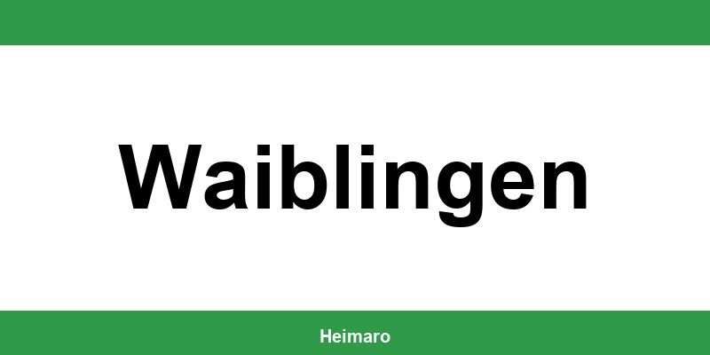 Telefonnummer des Wohnungsamts Waiblingen und Termin