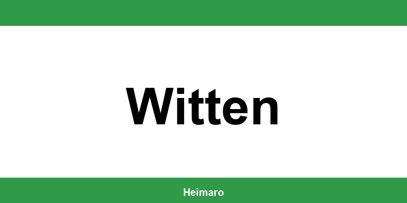 Telefonnummer des Wohnungsamts Witten und Termin