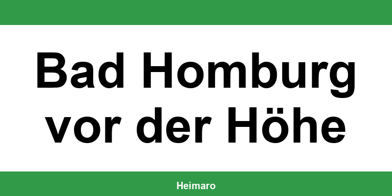 Telefonnummer des Wohnungsamts Bad Homburg vor der Höhe und Termin