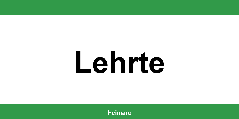 Telefonnummer des Wohnungsamts Lehrte und Termin