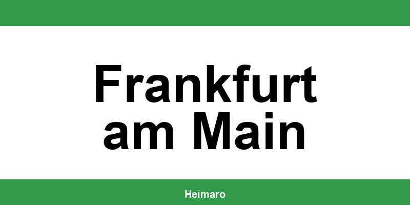 Telefonnummer des Wohnungsamts Frankfurt am Main und Termin